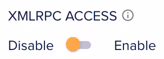 Disable access to XML-RPC
