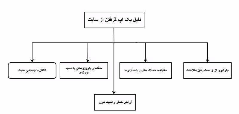 دلیل بک آپ گرفتن از سایت وردپرس