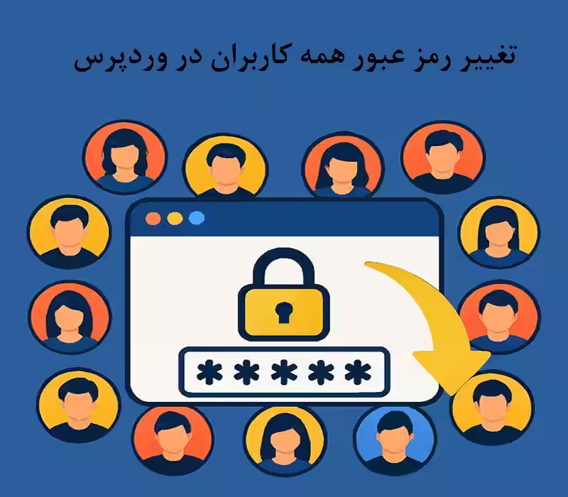 تغییر رمز عبور همه کاربران در وردپرس